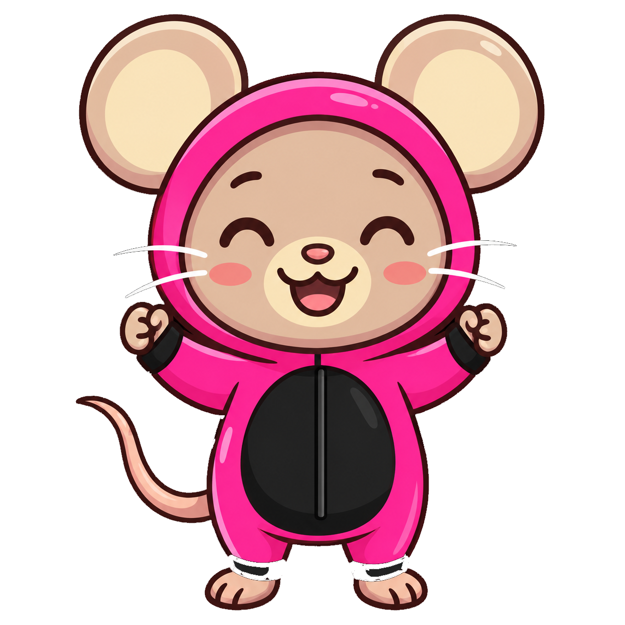 Happy pink Nibling created by Meeks